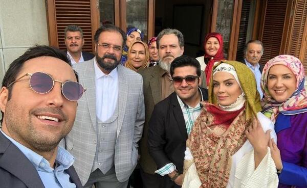 عکس امیرحسین رستمی وهمسرش