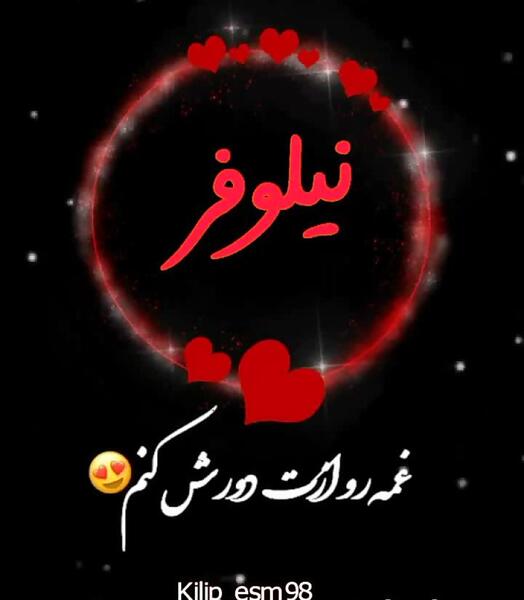 عکس نوشته نیلوفر برای پروفایل