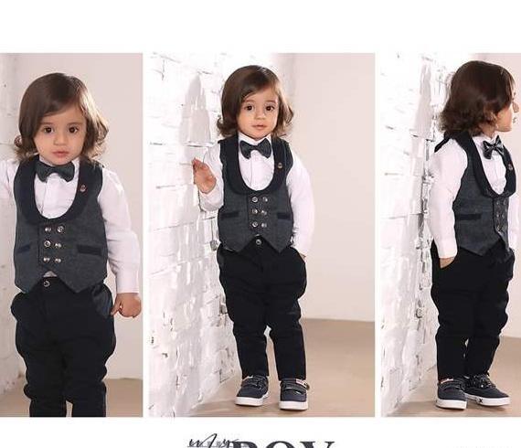 عکس ست جلیقه شلوار بچه گانه