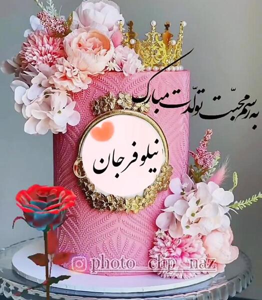 عکس تولدت مبارک رفیق نیلوفر