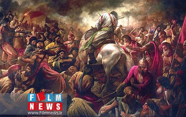 عکس امام حسین جنگی