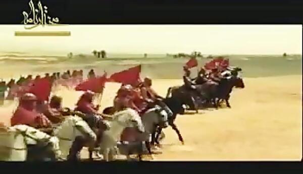 عکس امام حسین جنگی