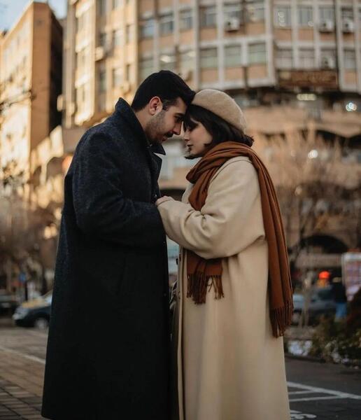 ژست عکس دونفره ویسگون