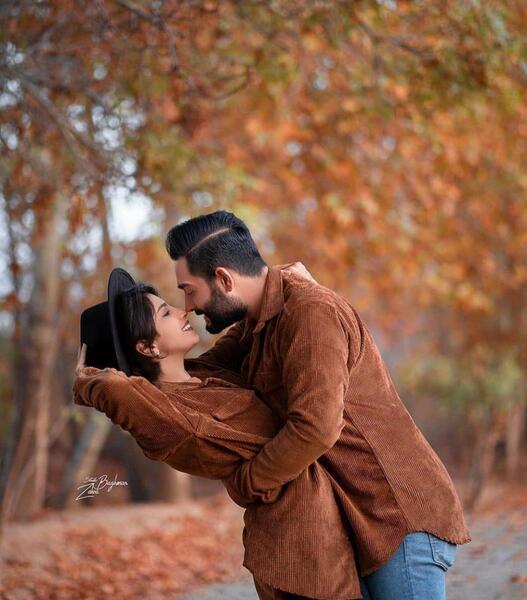 ژست عکس دونفره ویسگون