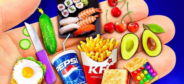 عکس بازی غذای باربی