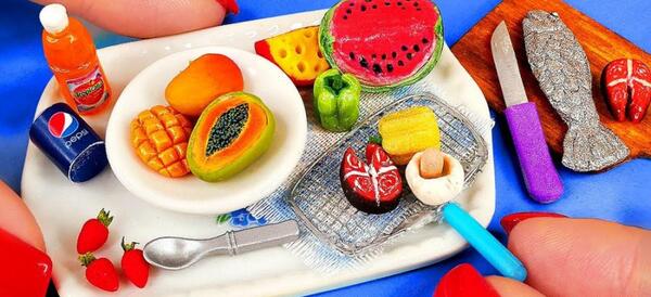 عکس بازی غذای باربی