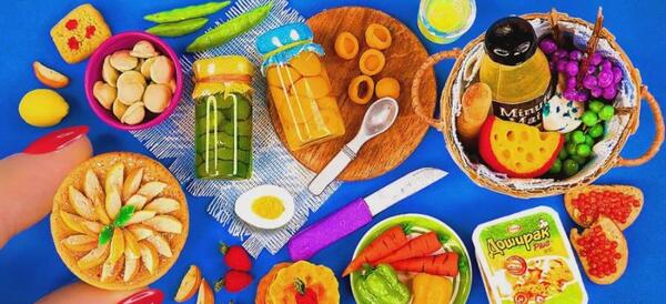 عکس بازی غذای باربی