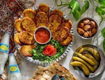 عکس تزیین غذاهای سنتی ایرانی