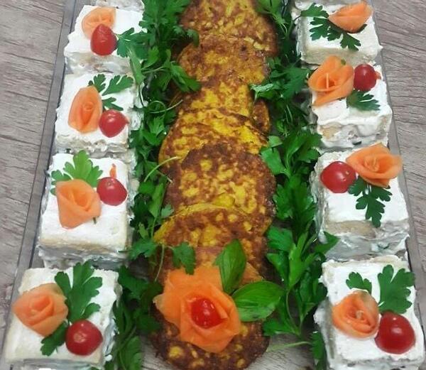 عکس تزیین غذاهای سنتی ایرانی
