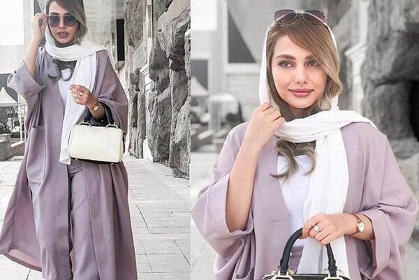 عکس مدل مانتو با پارچه های ابروبادی
