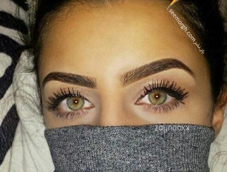 عکس دختری با چشم های آبی