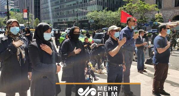 عکس عزاداری محرم با ماسک