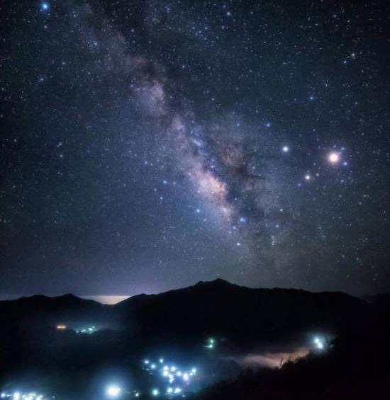 عکس آسمان زیبا شب