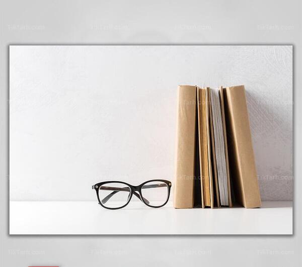 عکس عینک و کتاب