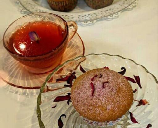 عکس کیک و چایی