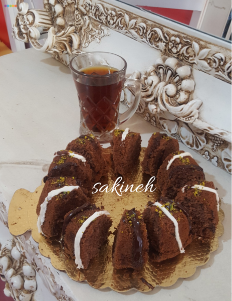 عکس کیک و چایی