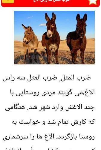 عکس چند ضرب المثل