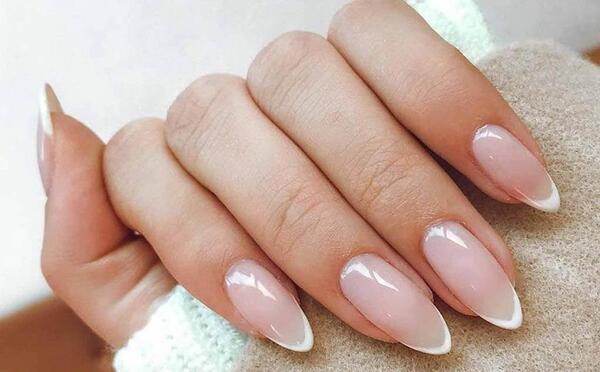 عکس مدل ناخن فرنچ هشتی