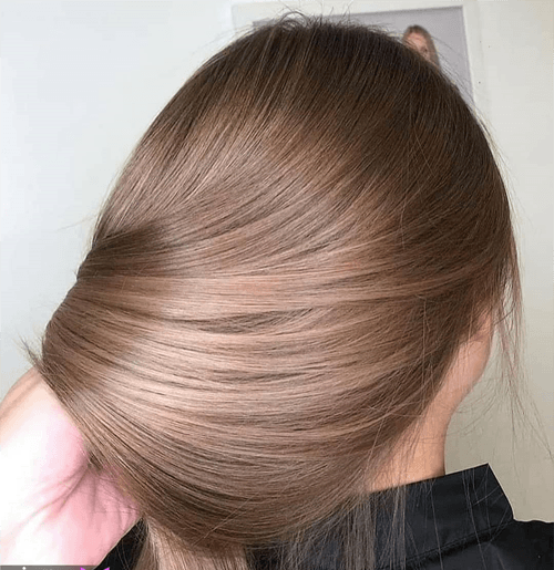 عکس رنگ مو لایت تیره