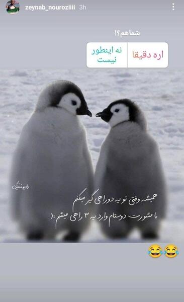 عکس طنز زینب