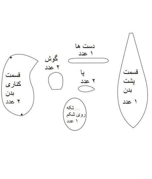 عکس موش با نمد