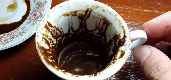 عکس طاووس در فال قهوه