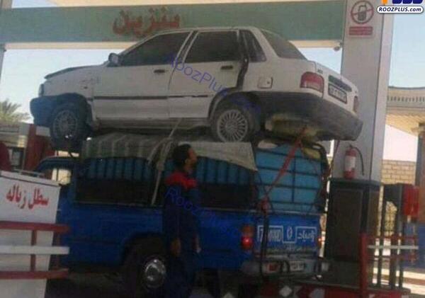 عکس نیسان خراب