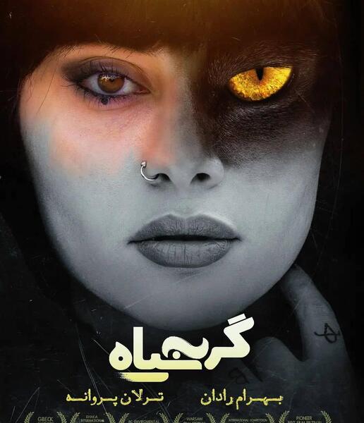 عکس ترلان پروانه در فیلم گربه سیاه