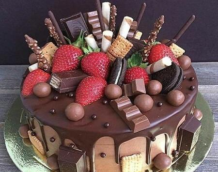 عکس کیک نوشته مهدی جان تولدت مبارک