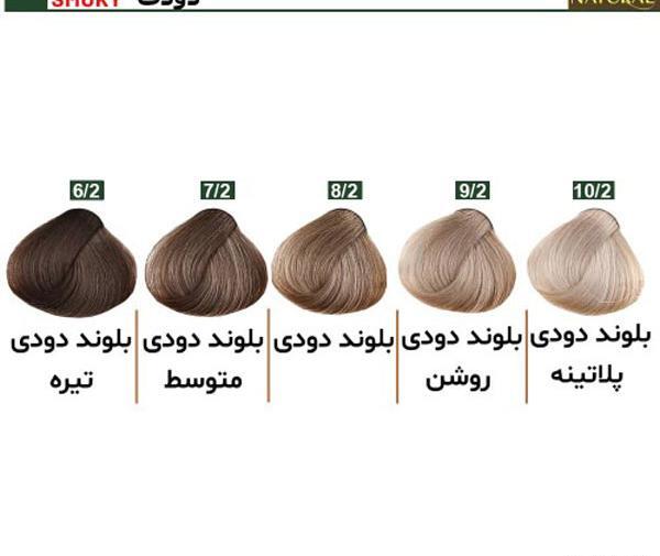 عکس رنگ مو دودی
