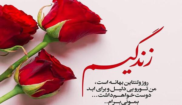 عکس پیام تبریک ولنتاین همسر