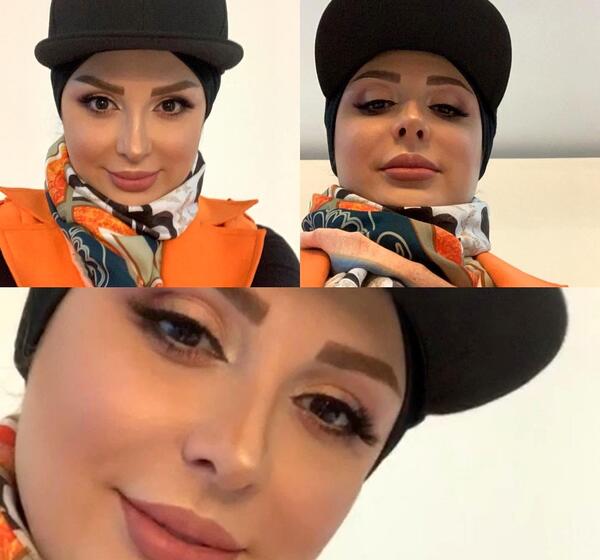 عکس رنگ موی نیوشا ضیغمی