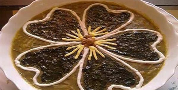 عکس مدل تزیین آش رشته