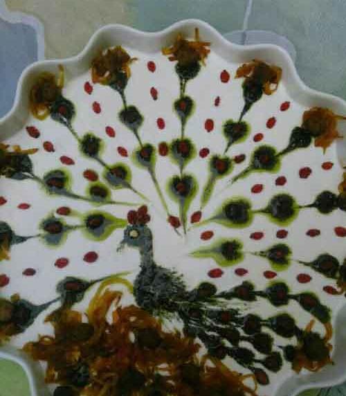 عکس مدل تزیین آش رشته
