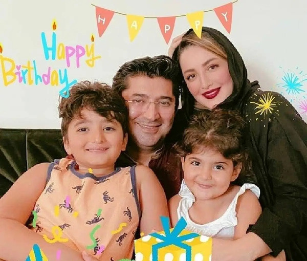عکس شیلا خداداد با پدر و مادرش