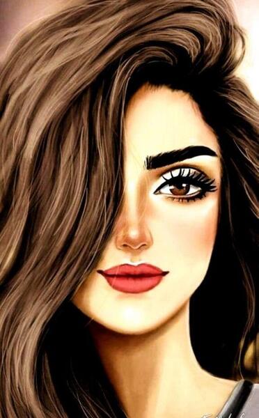 عکس دخترانه جذاب و شیک نیم رخ