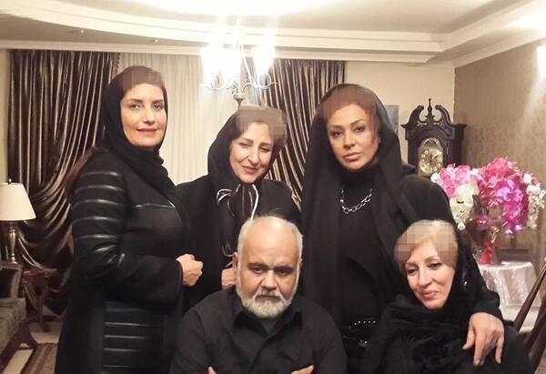 عکس اکبر عبدی زن