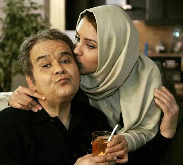عکس اکبر عبدی زن