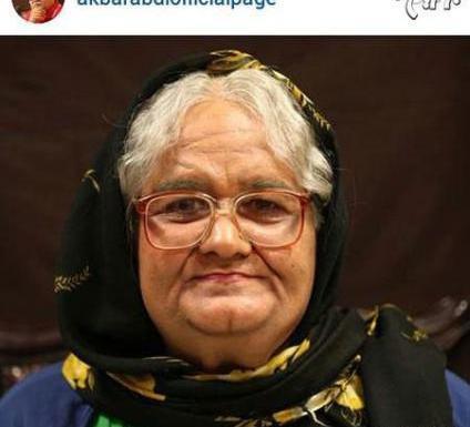 عکس اکبر عبدی زن