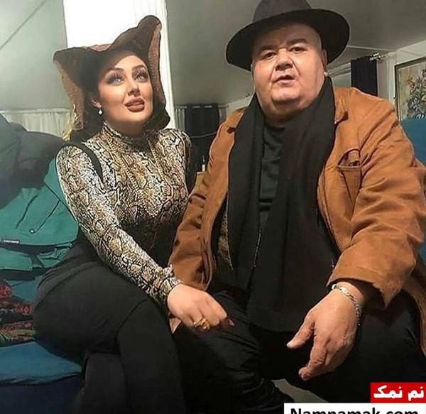 عکس اکبر عبدی زن