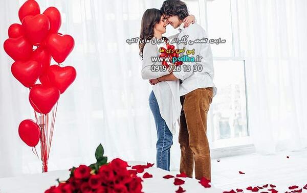 عکس ولنتاین فتوشاپ