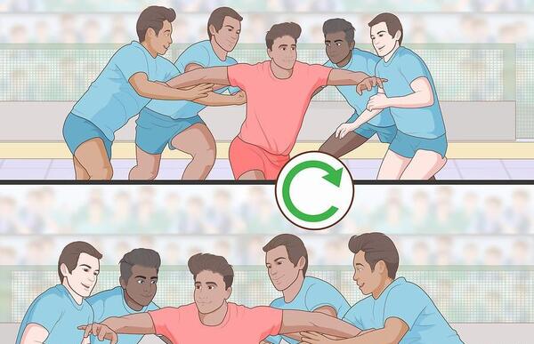عکس بازی کبدی بایک پا