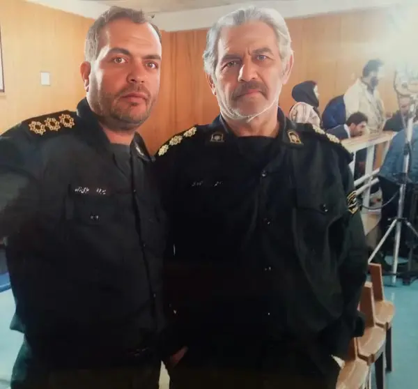 عکس حبیب دهقان نسب با همسرش