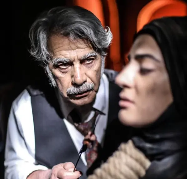 عکس حبیب دهقان نسب با همسرش