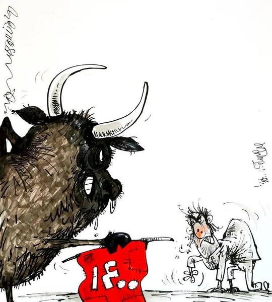 عکس نوشته طنز سال گاو