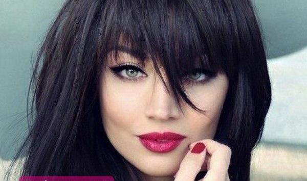 عکس رنگ مو مشکی