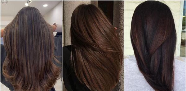 عکس رنگ مو مشکی