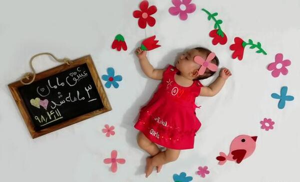 عکس لباس نوزاد سه ماهه
