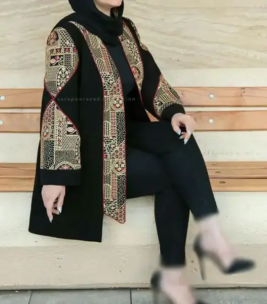 عکس مانتو جلو باز تهرانی