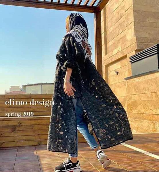 عکس مانتو جلو باز تهرانی